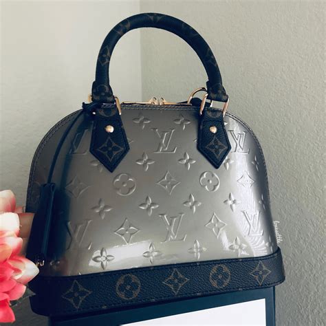 louis vuitton alma bb vernis review|Louis Vuitton Alma mm size.